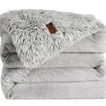 thumbnail image 5 of Frye Arctic Light Gray Throw, 60 in x 70 in, 5 of 13