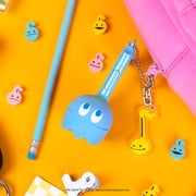 Otamatone Melody Original PAC-MAN Electronic Portable Music Toy Player Synthesizer from Japan by Maywa Denki Officially Licensed Merchandise with English Instructions Keychain Accessory - Inky