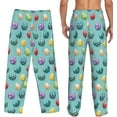 thumbnail image 3 of HPINK-T Men's Pajama Pants Pjs Bottoms With Pockets Sleep Lounge Pants For Men, 3 of 12