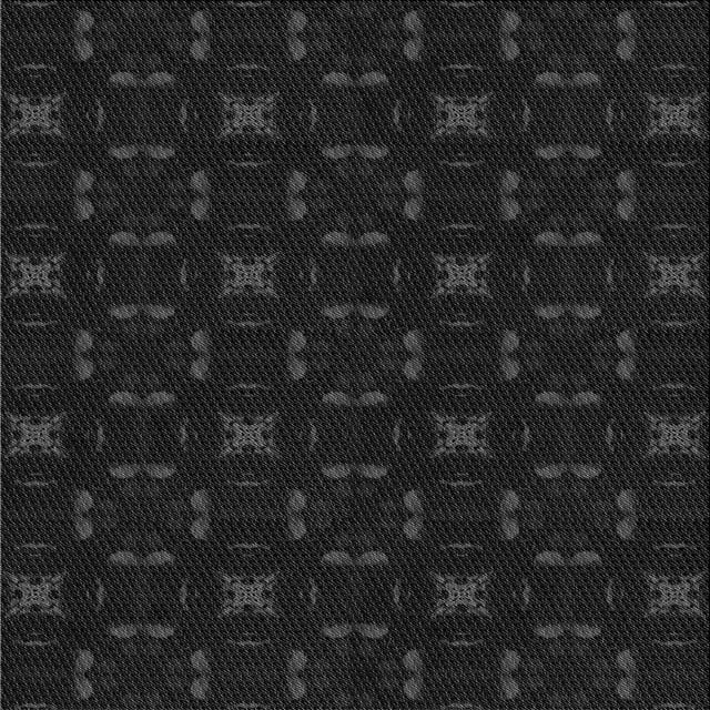 Ahgly Tapis d'Intérieur Lavable en Machine Carré Noir Nuit Transitionnel, 5 Pieds Carré