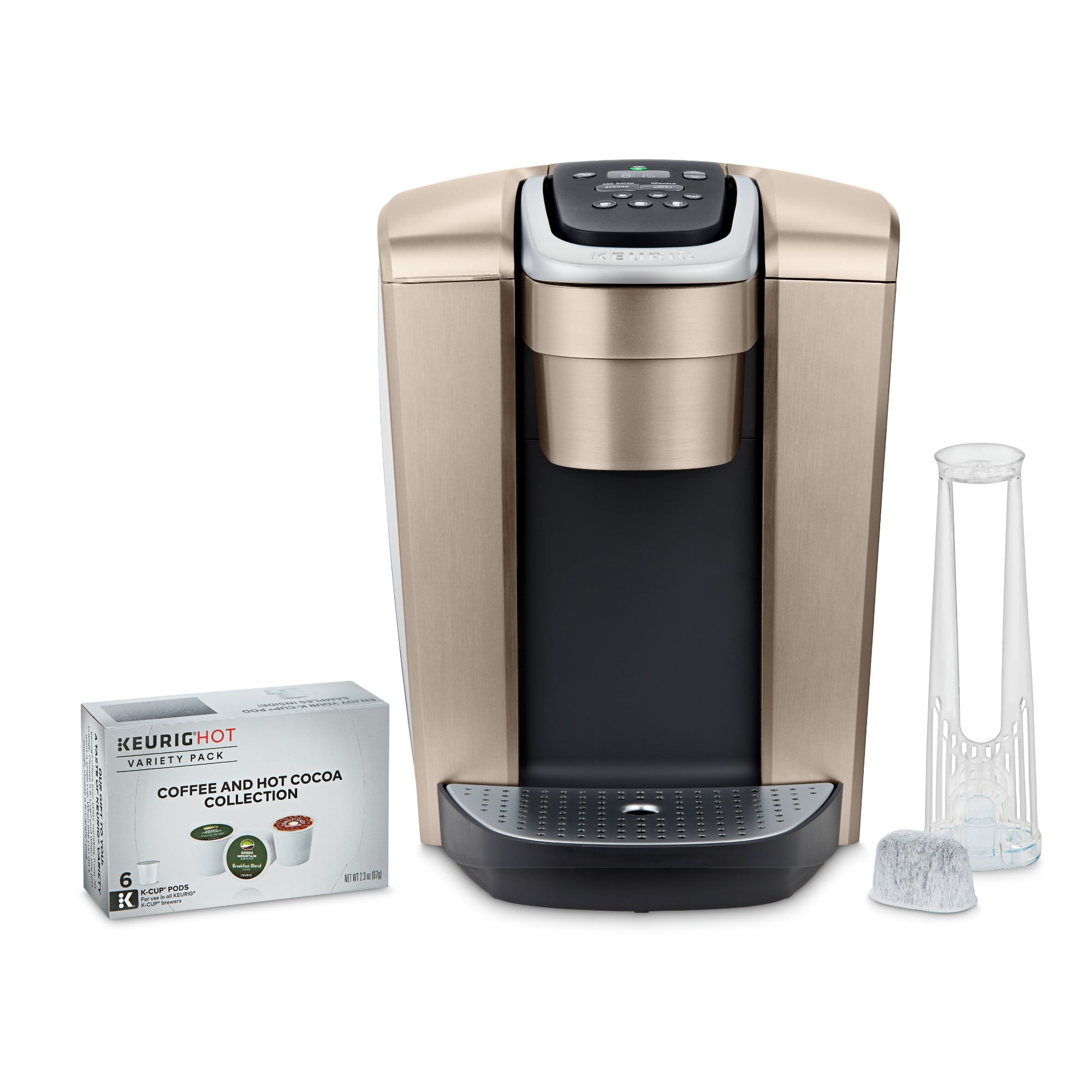 Keurig KElite SingleServe KCup Pod Coffee Maker, Brushed Slate