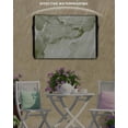 thumbnail image 2 of Sage Green Abstract Outdoor TV Cover 70 to 75 inch Silver Marble Ripples Clouds Luxury Waterproof Dustproof TV Covers for Outside with Zipper Remote Control Pocket Flat Screen Protectors, 2 of 7