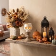 thumbnail image 7 of Rustic Skeleton Tealight Candle Holder, Farmhouse Halloween Skeleton Tea Light Candle & LED Flameless Candle Holders Decor, Fall Tables Centerpieces for Thanksgiving & Halloween Party, 7 of 7