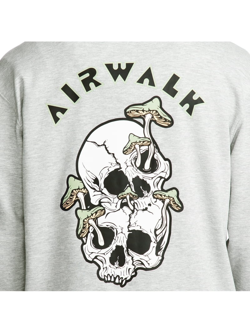Airwalk Men's Fleece Graphic Hoodie Sweatshirt with Kangaroo Airwalk Men's Fleece Graphic Hoodie Sweatshirt with Kangaroo
