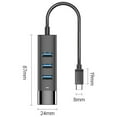 thumbnail image 5 of USB/USB C Hub 4 Port USB Hub Splitter Portable USB Adapter Multiport Expander, 5 of 8