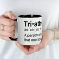 thumbnail image 5 of CafePress - Triathlete Definition - 11 oz Ceramic Mug - Novelty Coffee Tea Cup, 5 of 6