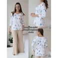 thumbnail image 6 of Zeagoo 3/4 Length Sleeve Womens Work Tops V Neck Tee Fashion Business Casual Work Tops, 6 of 6