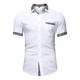 thumbnail image 1 of Camisa De Vestir Manga Corta Para Hombre Casual Casey Kevin, 1 of 8