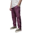 thumbnail image 2 of Yaoyar Men's Solid Elastic Waist Long Pants with Zip Pockets and Mesh Leg Panels, Breathable Sporty Trousers for Active Lifestyle, 2 of 9