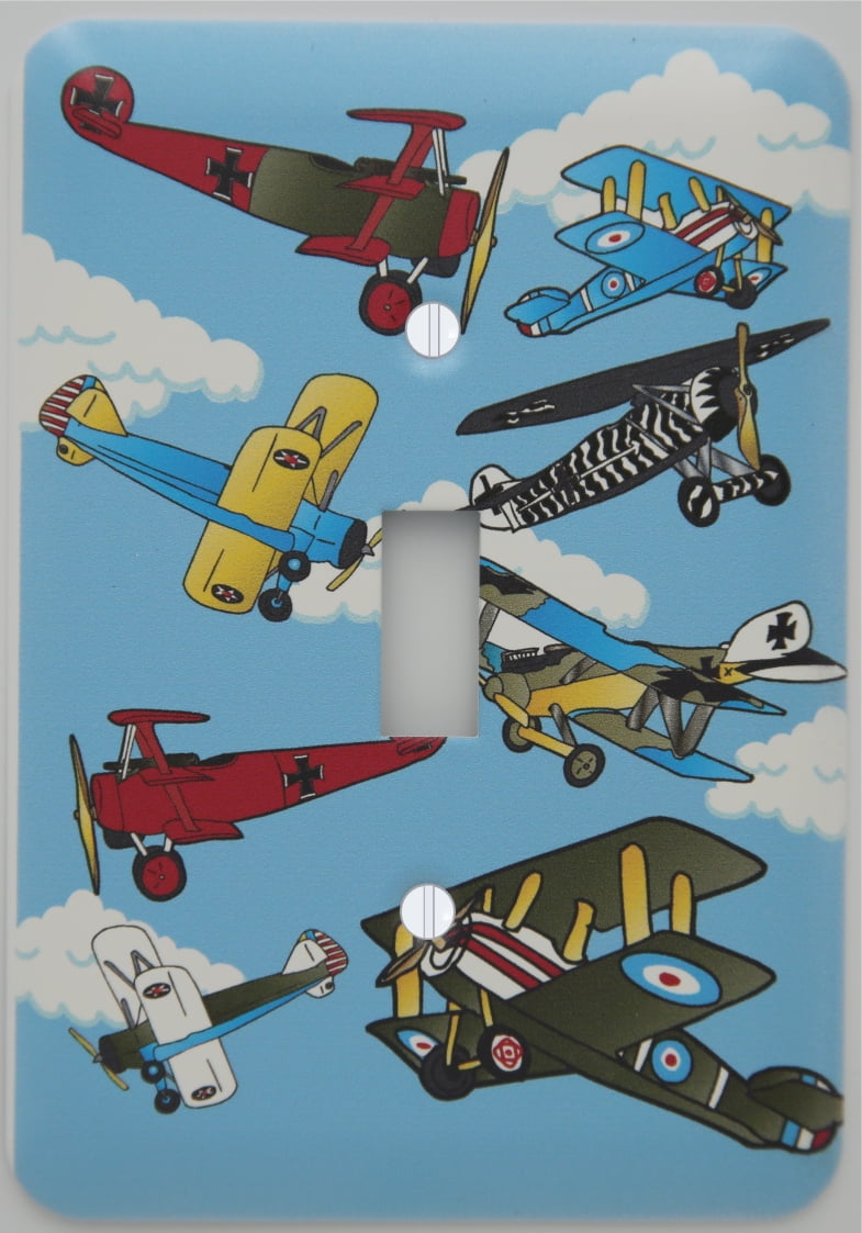 vintage airplane nursery decor