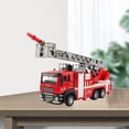 thumbnail image 4 of Camión de bomberos de juguete, juguete de fundición a presión, educativo, control, coleccionable, escalera de bombero. Camión con escalera 053, 4 of 9