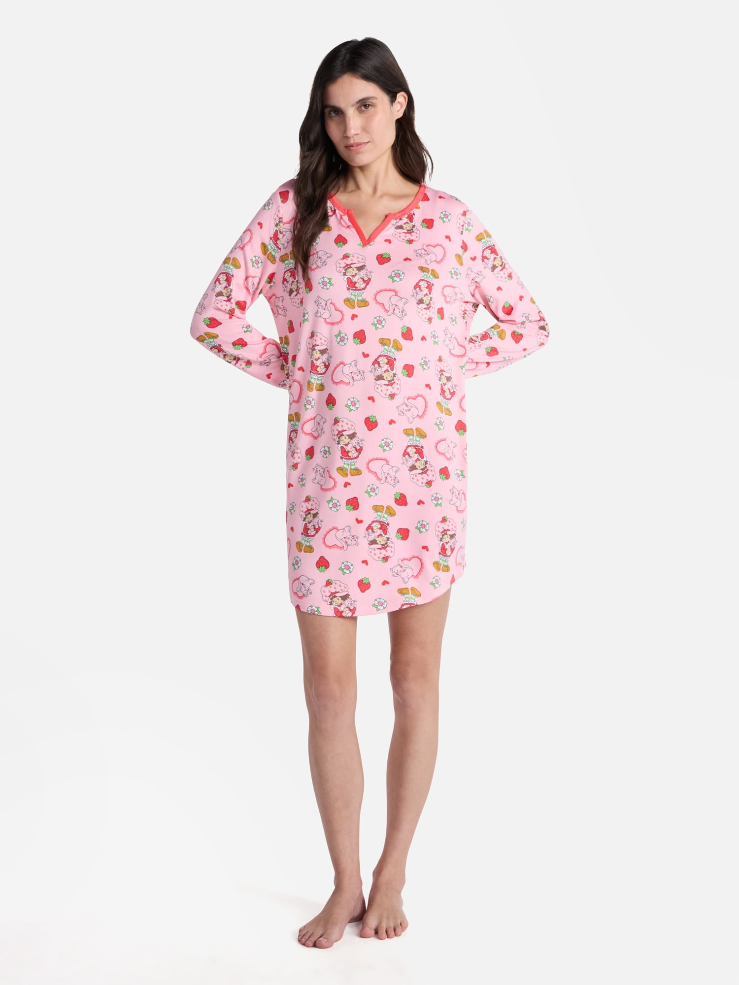 Strawberry Shortcake Women's Valentine's Day Sleepshirt, Sizes XS-3X