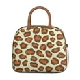 thumbnail image 2 of Womens Cream and Brown Of Leopard Print Lunch Box for Work,Insulated Lunch Bag for Women,Loncheras Para Mujer,Leakproof Adult Lunch Bag for Work,Beach,Travel,Picnic,Camping, 2 of 7