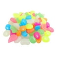 thumbnail image 2 of SPRING PARK 50Pcs/Bag Glow in The Dark Pebbles Luminous Stones Rocks For Garden Aquariums Decor, 2 of 7