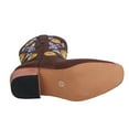 thumbnail image 3 of Western Boots Chunky Heel Embroidered Cowboy Boots Square Toe Boots for Women, 3 of 10