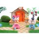 thumbnail image 1 of 3D Wooden Dolls House Garden Model Hands Children Festival Gifts Orange Sunnimix Jardín de casa de muñecas de bricolaje, 1 of 8