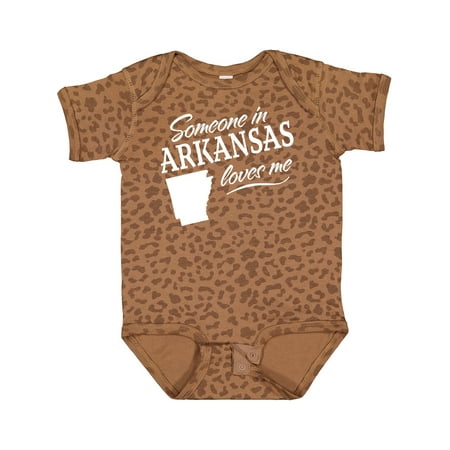 

Inktastic Someone in Arkansas Loves Me Gift Baby Boy or Baby Girl Bodysuit