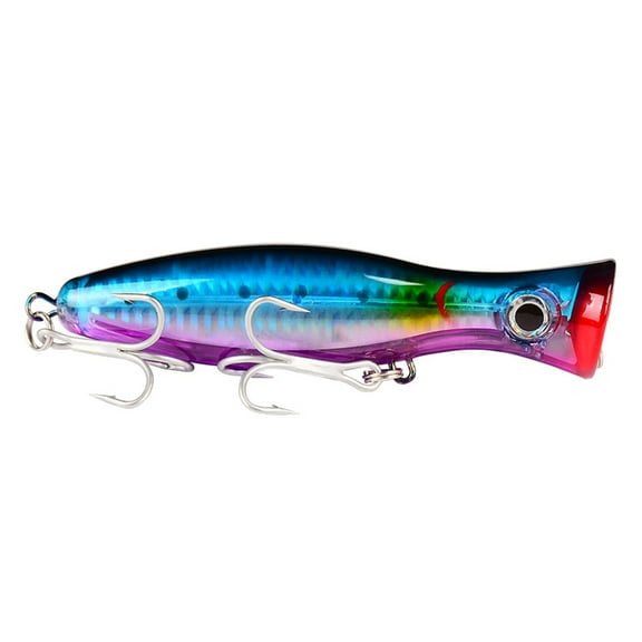 Fishing Lures Baits Floating Wobbler with Hook Big Popper Trolling Artificial Hard Baits for Trout Fishing Tackle
