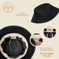 thumbnail image 2 of Sombrero de verano caliente – Sombrero de sol de algodón de moda para playa, golf, pesca – Boonie divertido de vacaciones al aire libre para hombres y mujeres, 2 of 5
