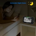 HelloBaby Baby MonitorHB6550 5" Video Baby Monitor with Remote Pan
