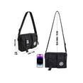 thumbnail image 7 of LAVA Unisex Nylon Crossbody Bag, Casual Shoulder Travel Purse with Multiple Pockets, 7 of 7