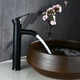 thumbnail image 2 of Stainless Steel Basin Single Handle Bathroom Faucet, 2 of 4