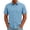 Light Blue-A-70250aa, variant on Trgacdwlo S-5XL Navy Button Up Shirt Men Collared Short Sleeve Men's Dress Shirts Big and Tall Summer Beach Casual Shirts for Men
