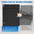 thumbnail image 6 of SOLAURA Tall Bathroom Storage Cabinet, Narrow Wooden Floor Cabinet with Magnetic Door, Drawer & Adjustable Shelves, Freestanding Unit for Bathroom, Laundry Room, Entryway or Small Spaces, Black, 6 of 9