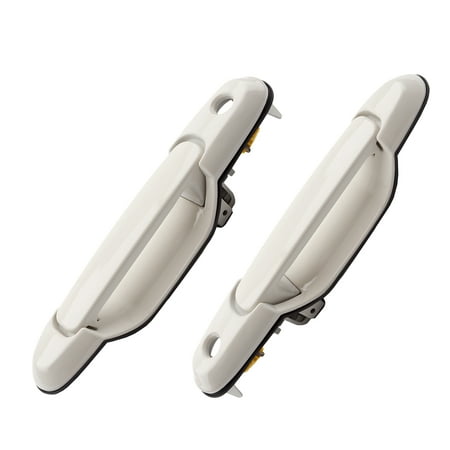 CF Advance For 98-03 Toyota Sienna Front Left and Right Outside Exterior Door Handle Super White 040 Pair Set 2pcs 1998 1999 2000 2001 2002 2003