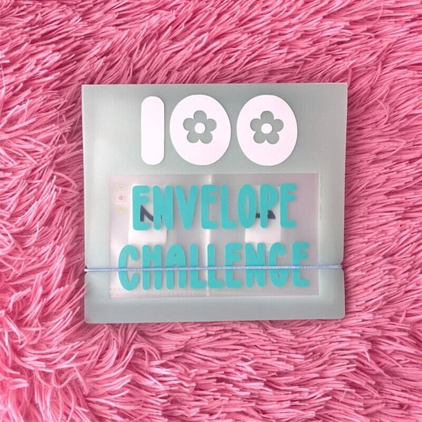 Funda para carpeta de dinero A5 Ehuebsd colorida con 100 ranuras