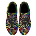 thumbnail image 2 of Love Is Love Peace Sign Hippie LGBT Pride Shoes Sneakers Black Size 12, 2 of 7