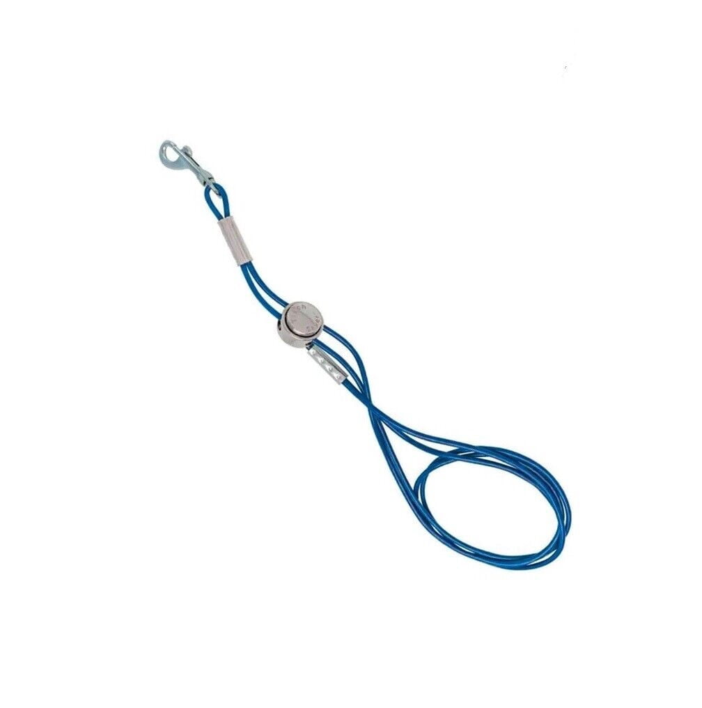 Small Grooming Loops Softer Fabric Trachea Saver Pro Harness Style for Dogs Cats (Blue)