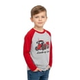 thumbnail image 4 of Toddler Valentines Tshirt for Boys Long Sleeve Graphic Tops Crew Neck Casual Pullover Top Boy Tops Size 3-4 Years, 4 of 4