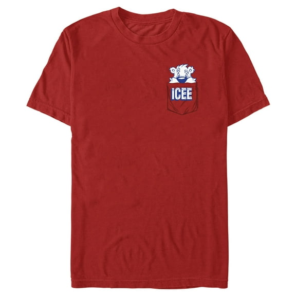 Men's ICEE Peekaboo Bear Graphic Tee Red 3X Large