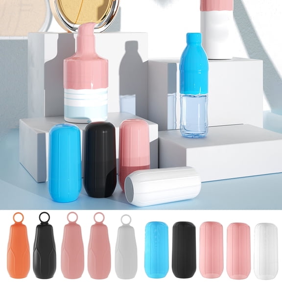 Soumake 10Pcs Leakproof Travel Toiletry Sleeves Excellent Flexibility Good Tightness Silicone Leak Lock Covers for Home & Travel Use