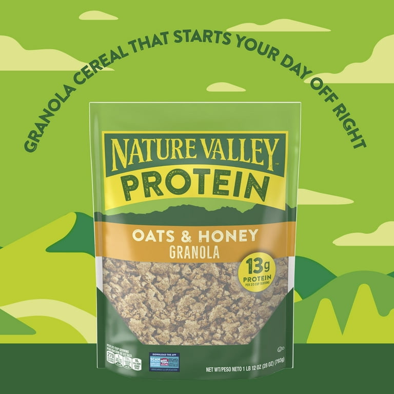 Nature Valley Protein Granola Oats & Honey Family Size Cereal