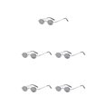 thumbnail image 2 of ZheElen Punk Rock Fashion-Proof pour Hommes et Femmes Lunettes de Protection Rondes UV400 C9 5Set, 2 of 6