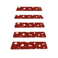 thumbnail image 2 of PALIFEUR Christmas Stair Treads for Wooden Steps, Soft Stair Treads, 7.8x30" Reusable Carpet Stair Treads, Washable Stair Runners for Wooden Steps Non Slip,, 2 of 6