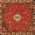 thumbnail image 1 of Ahgly Company Indoor Square Persian Orange Traditional Area Rugs, 8' Square, 1 of 1