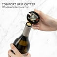 thumbnail image 6 of Ivation 6-in-1 Wine Gift Set W/Bottle Opener, Wine Preserver, Stoppers, Foil Cutter & Charging Base, 6 of 9