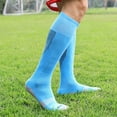 thumbnail image 6 of Purcolt Boys and Girls 1-Pair Sport Soccer Socks Stretchy Comfort Arch Support Knee Length High Towel Bottom Long Tube Football Socks Athletic Team Socks for 7-13 Years, 6 of 7