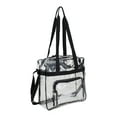 thumbnail image 4 of Eastsport Unisex Clear Stadium Approved Tote Black, 4 of 8
