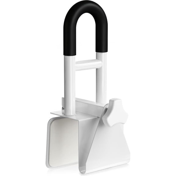 Bathtub Safety Rail, Bathtub Handle Grab Bar with Non-Slip Grip for Seniors, Elderly, Fits 3.1 to 6.7 Inch Tub Walls, Supports 300 lbs