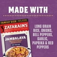 thumbnail image 2 of Zatarain's No Artificial Flavors Gluten Free Family Size Jambalaya Rice Dinner Mix 12 oz Box (Pack of 4), 2 of 5