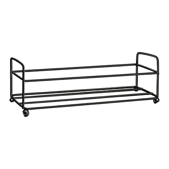 Kitchen Spice Rack Organizer, Large Spice Shelf for Countertop, Black Metal Seasoning Organizer Rack, 11.3 in / 28.8 cm Kitchen Storage Rack, Freestanding Spice Rack Holders Organizer