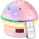 thumbnail image 1 of Hongo Giratorio Lleno De Estrellas Luz De Noche Rosa, Proyector De Luz De Estrellas Temporizado Con Control Remoto, Luz Ambiental De Cielo Estrellado El Mejor Regalo Para Niños Feliz Sencillez, 1 of 4