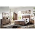 thumbnail image 1 of HomeRoots Furniture 285869 Andria Mirror, Reclaimed Oak, 1 of 1