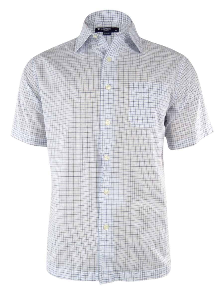 Cremieux - Cremieux Classics Men's Check Pattern Shirt (L, White ...