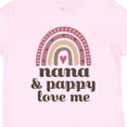 thumbnail image 4 of Inktastic Nana and Pappy Love Me Rainbow Girls Toddler T-Shirt, 4 of 5