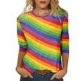 thumbnail image 1 of Fvwitlyh T-Shirts pour Femmes Adaptés à l'Impression de la Saint-Patrick Col Rond Manches Courtes Tee Tops Tunique Blouse H,S, 1 of 5